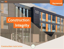Tablet Screenshot of barnwoodconstruction.com